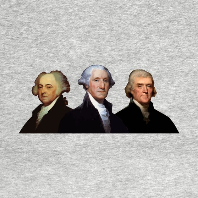 Adams, Washington, and Jefferson - US History by warishellstore